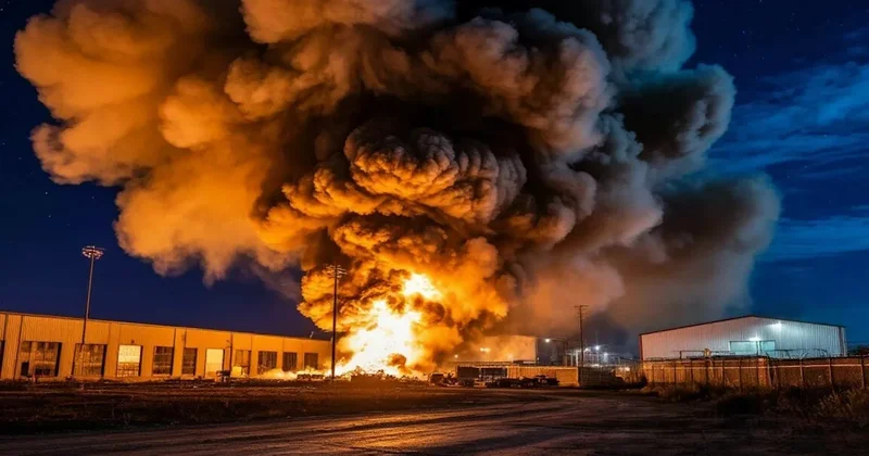 Мощный взрыв под Кишиневом