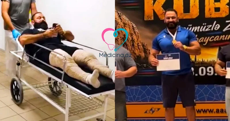 Ayağı sınan idmançı bir il sonra çempion oldu Reablitasiya möcüzəsi VİDEO