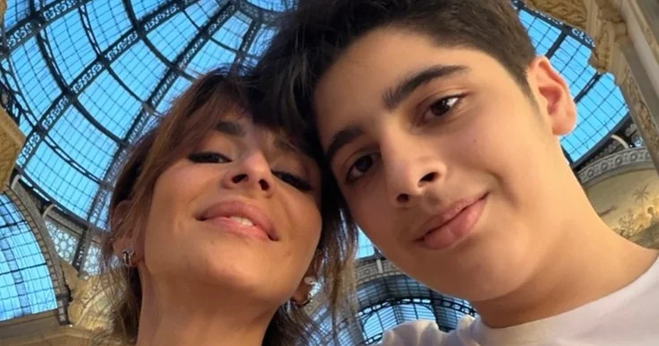 Leyla Quliyevanın 13 yaşlı oğlu Foto