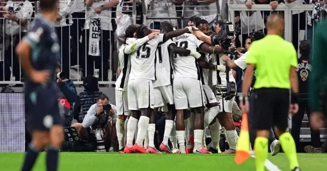 "Beşiktaş" "Marsel" matçındakı 5 qol Video