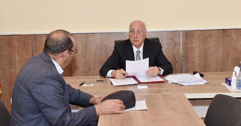 Zakir Fərəcov səyyar qəbulda vətəndaşların müraciətlərini dinlədi Fotolar