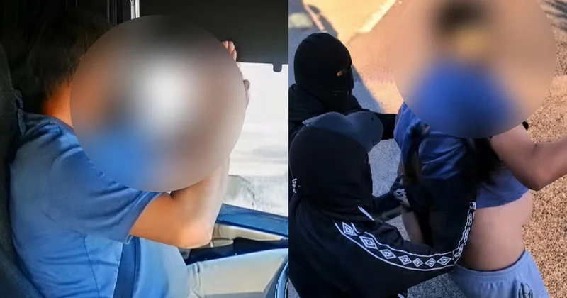 6 milyonluq kakao daşıyan maşına hücum etdilər Film kimi soyğun Video
