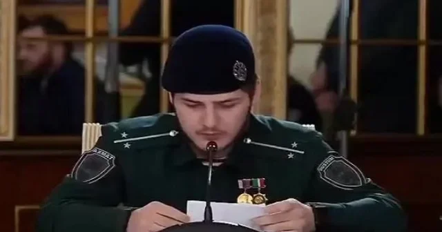 Kadırovun üzündən oxuya bilməyən oğlu biabır oldu VİDEO