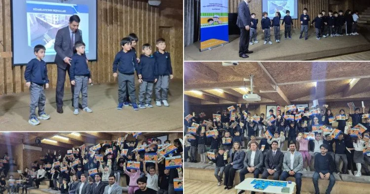 Uşaqlara yol hərəkəti təhlükəsizliyi mövzusunda təlim keçirilib