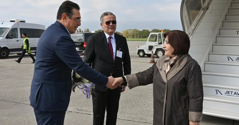 Sahibə Qafarova İsveçrəyə işgüzar səfərə edib