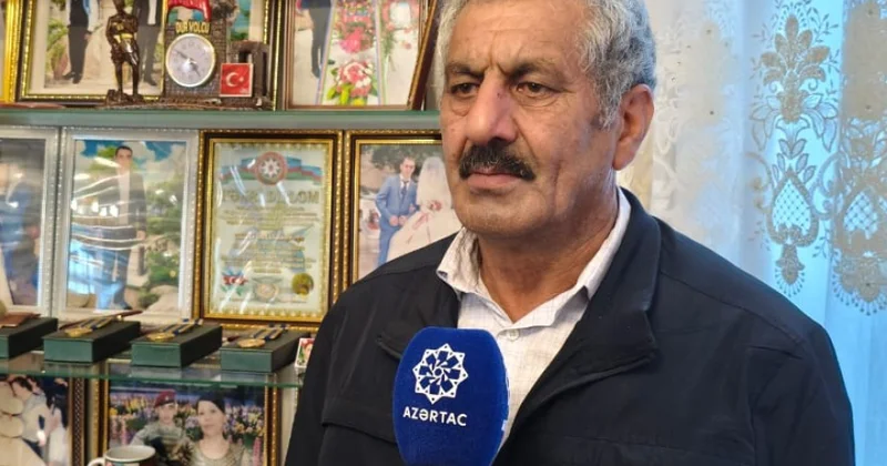 Şəhid anası: Vətən sağ olsun, oğlum şanlı bayrağa bükülüb getdi, elə də qayıtdı