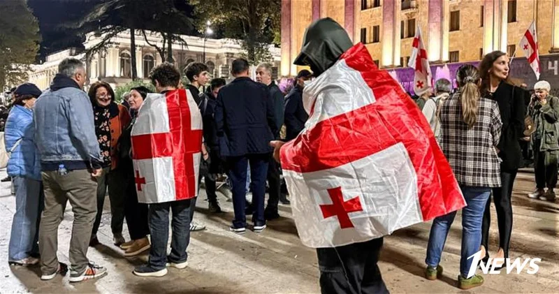 Митингующие в Тбилиси выполнили требование полиции