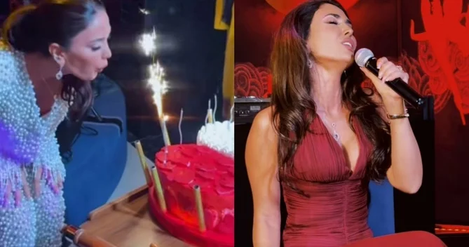 Pərvin Abıyeva ad günündə mahnı oxudu, DJ lik etdi