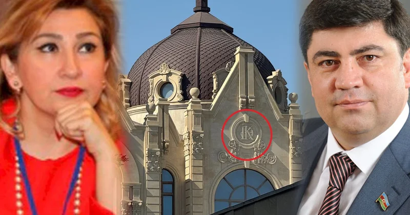 O da atası kimi adını villasına həkk etdirib Foto