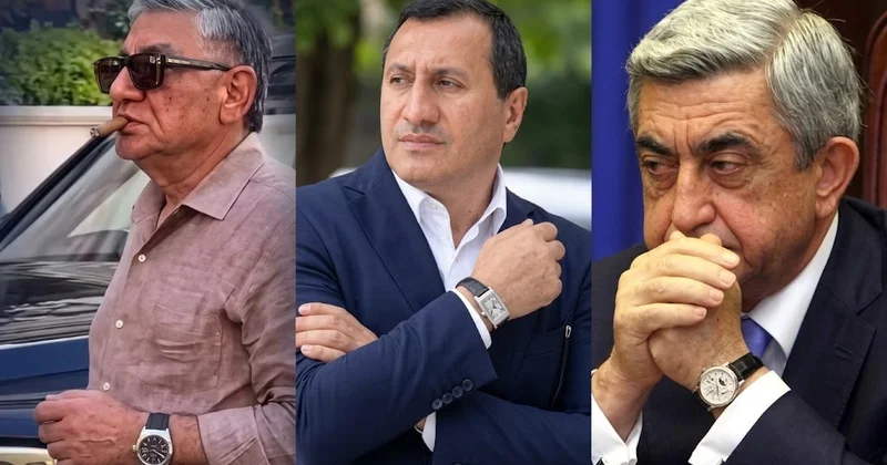 Serj Sarkisyan və Robert Koçaryanın qol saatları FOTO