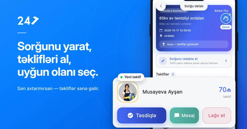 Bir sorğu, bir neçə təklif 247 xidmət axtarışını necə asanlaşdırır?