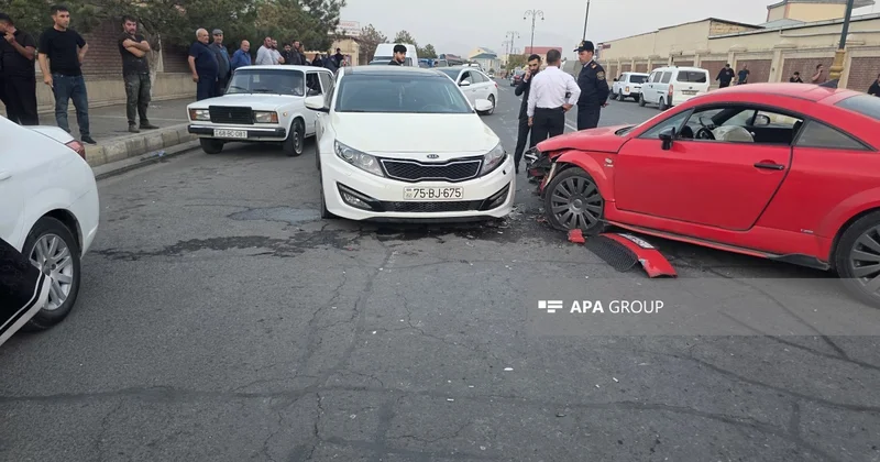 Naxçıvanda zəncirvari qəza olub, xəsarət alanlar var