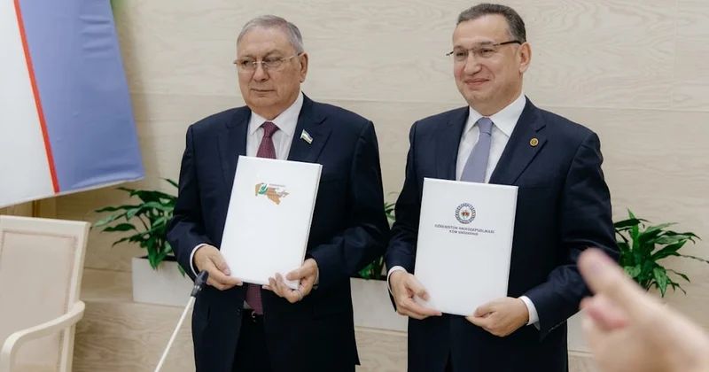 Azərbaycanla Özbəkistan arasında Memorandum imzalandı FOTO