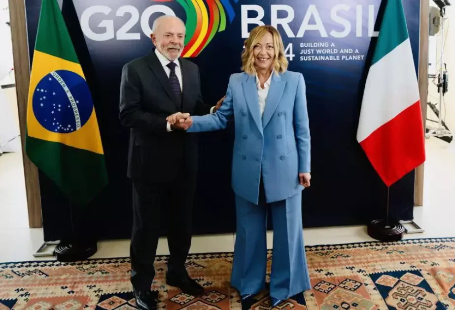 İtaliyanın Baş naziri G20 Liderlər Sammitində iştirak etmək üçün Braziliyada səfərdədir