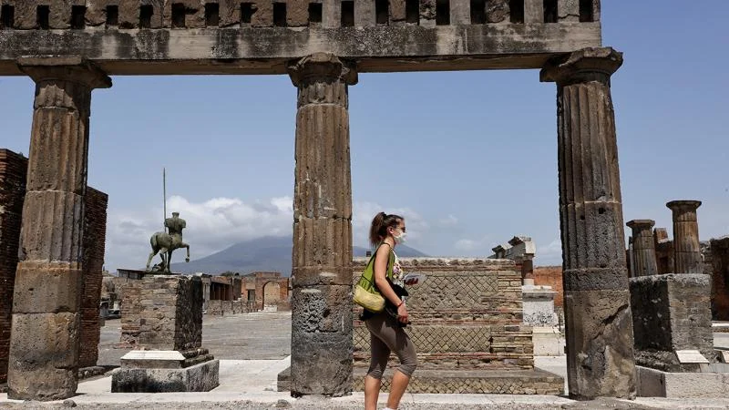 Pompey turistik məkanında ziyarətçi məhdudiyyəti tətbiq olunur