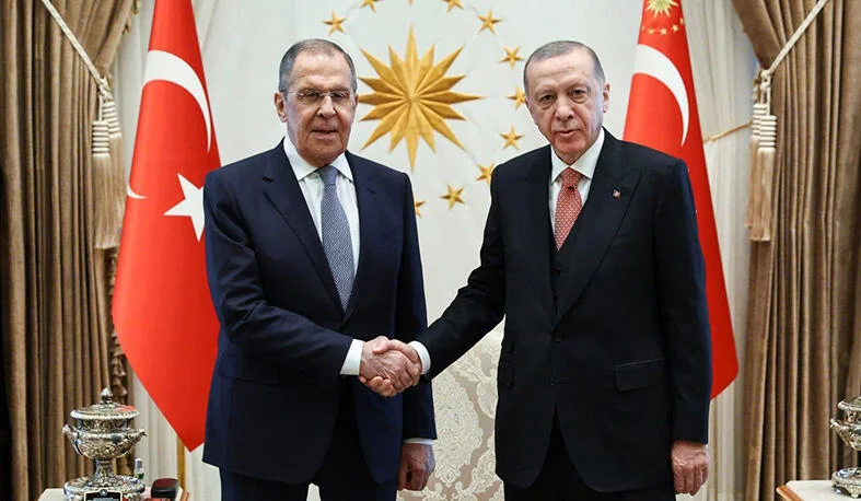 Lavrov Ərdoğanla danışdı