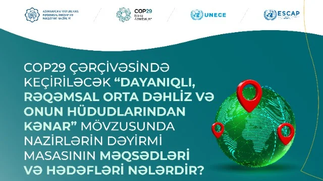 COP29 çərçivəsində nazirlərin dəyirmi masası keçiriləcək Yeni Çağ Media