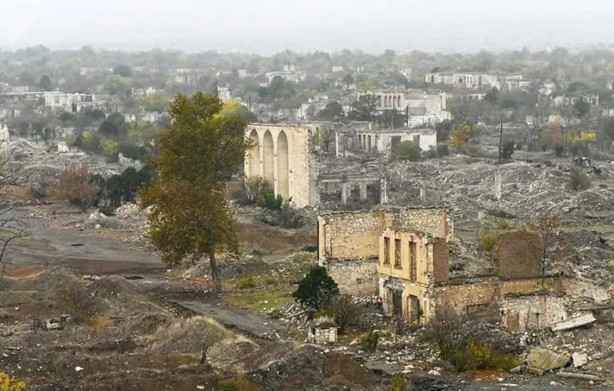 İşğaldan azad edilmiş Ağdam Yeni Gündəm