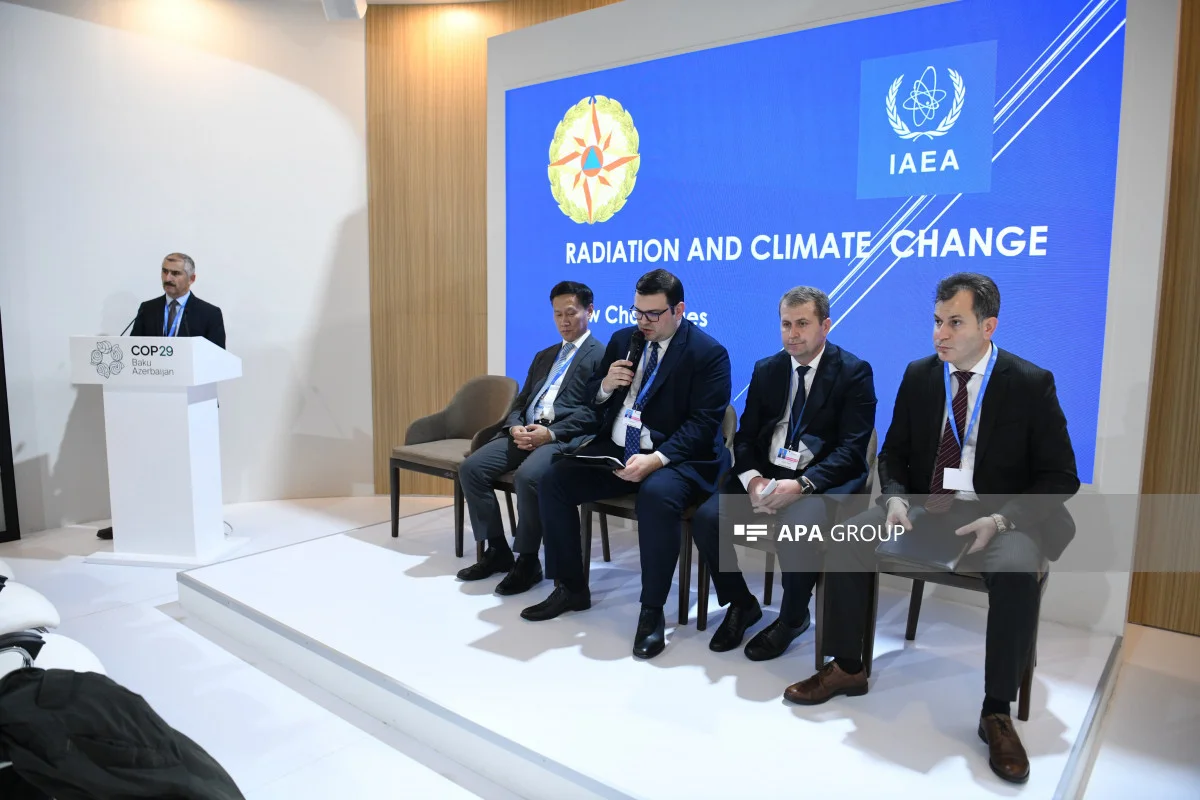 COP29da “Radiasiya və iqlim dəyişikliyi: yeni çağırışlar” mövzusunda tədbir keçirilib FOTO