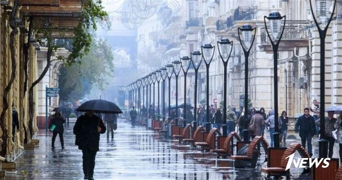 В этот день в Баку будет дождливо Новости