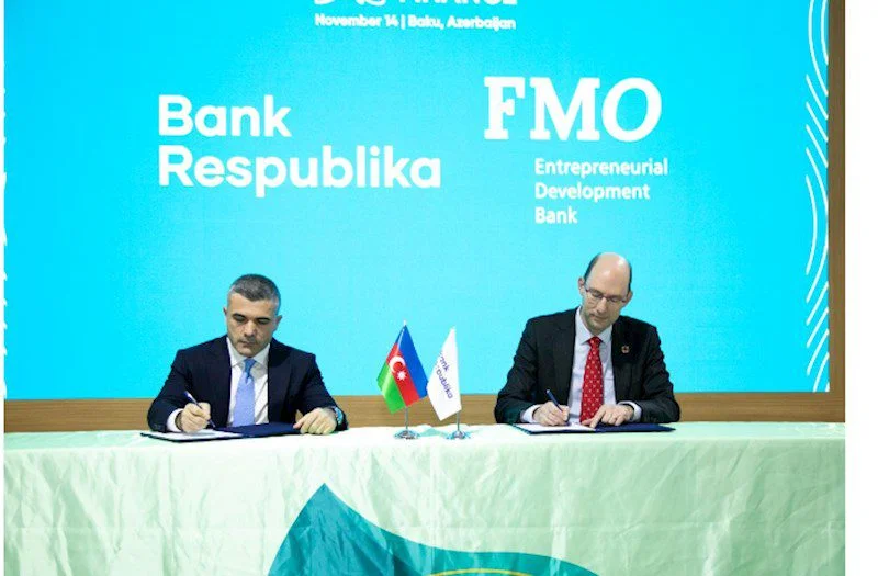 COP29 çərçivəsində Bank Respublika və FMO arasında böyük kredit sazişi imzalandı FOTOLAR