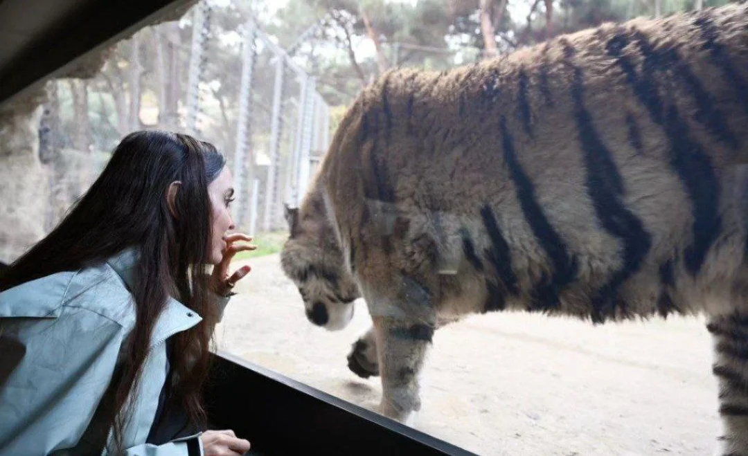 Leyla Əliyeva Bakı Zooloji Parkında FOTO