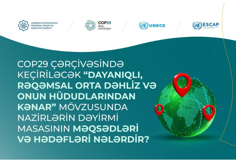 На COP29 обсудят цифровизацию Среднего коридора