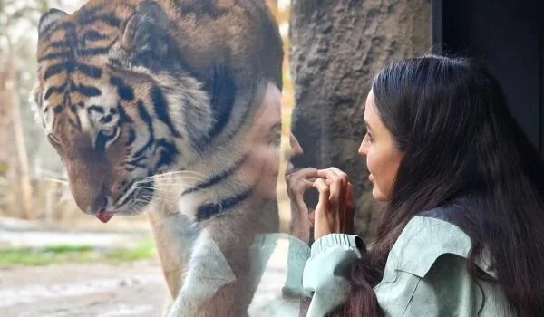 Leyla Əliyeva Bakı Zooloji Parkında Foto