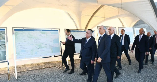 Ağbənd Kəlalə körpüsünün inşası ilə tanışlıq oldu FOTOLAR