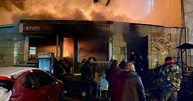 Azərbaycanlı Rusiyada arvadını xilas edərkən öldü Video