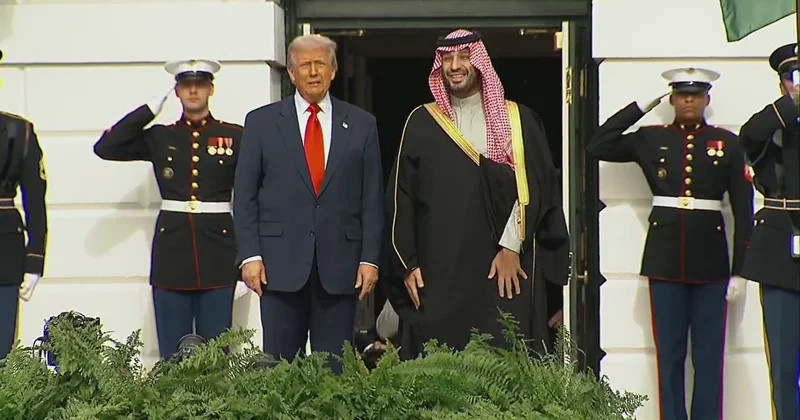 Наследный принц Саудовской Аравии проводит встречу с Дональдом Трампом