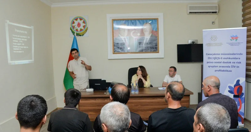 Cəzaçəkmə müəssisələrində İİV profilaktikası ilə bağlı maarifləndirmə tədbirləri həyata keçirildi