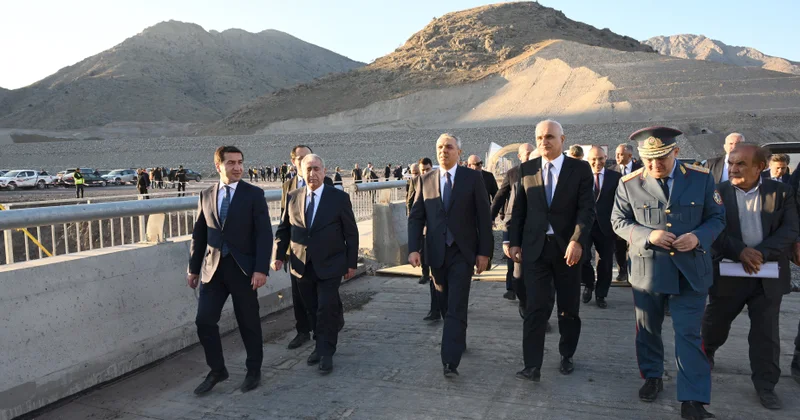 Zəngəzur dəhlizi üzrə görülən işlər və Ağbənd Kəlalə körpüsünün inşası prosesi ilə tanışlıq olub