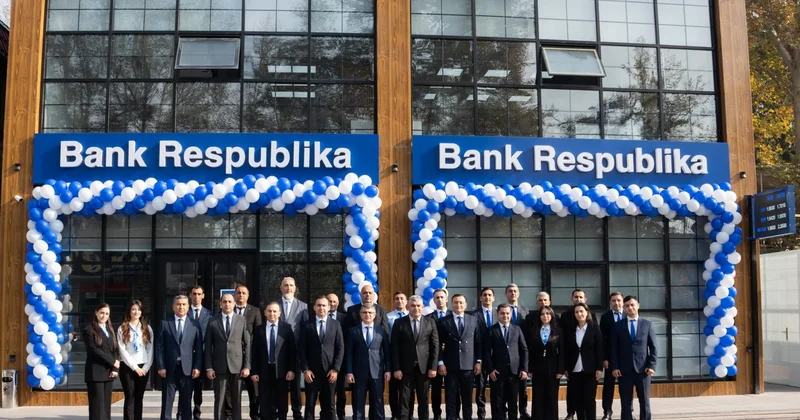 Банк Республика продолжает рост: в Гёйчае открылся 40 й филиал (ФОТО)