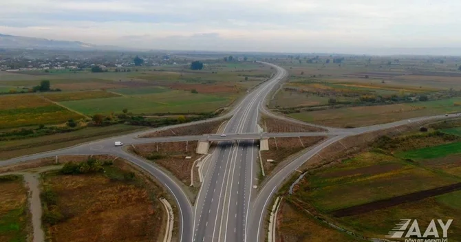 Bakı Ələt Qazax magistralının sonuncu hissəsinin genişləndirilməsi yekunlaşmaq üzrədir