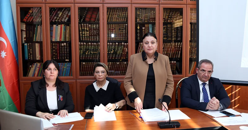 AMEA nın İctimai Elmlər Bölməsinin Elmi şurasının iclası keçirilib