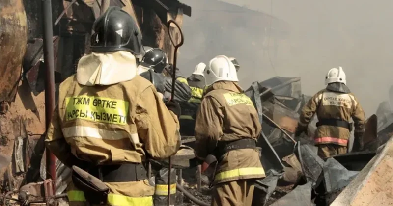 9 u uşaq olmaqla 12 nəfər yanaraq öldü Qazaxstanda dəhşət
