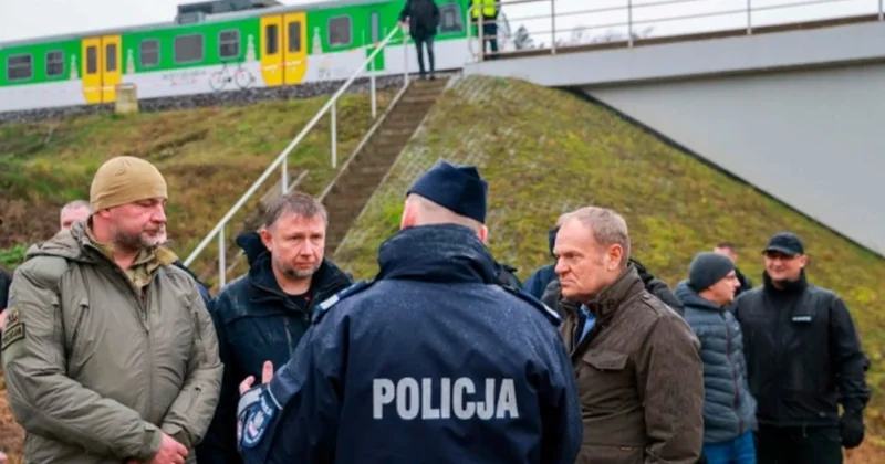 Polşa dəmir yolunda törədilmiş diversiyalarda “Şərq xüsusi xidmətləri“ni ittiham edib