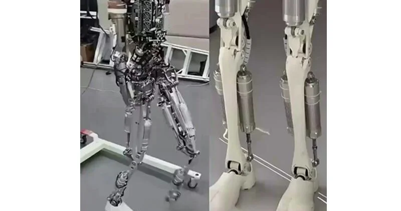 В Китае выпустили нового робота, двигающегося как человек ВИДЕО