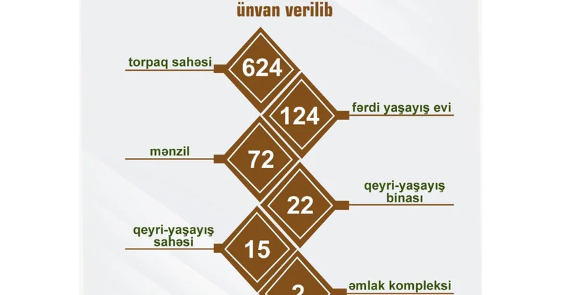 Muxtar respublikada 859 daşınmaz əmlak obyektinə ünvan verilib
