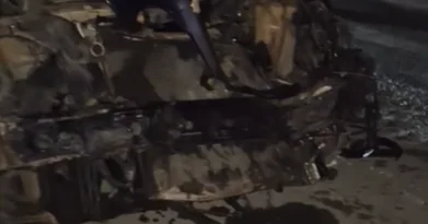 Göyçayda iki maşın toqquşdu Yaralanan var (VİDEO)