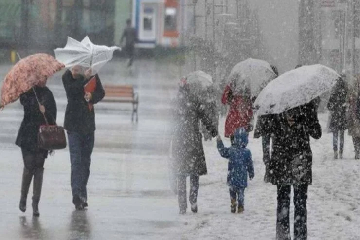 Sabahın havası Yağış, qar, külək