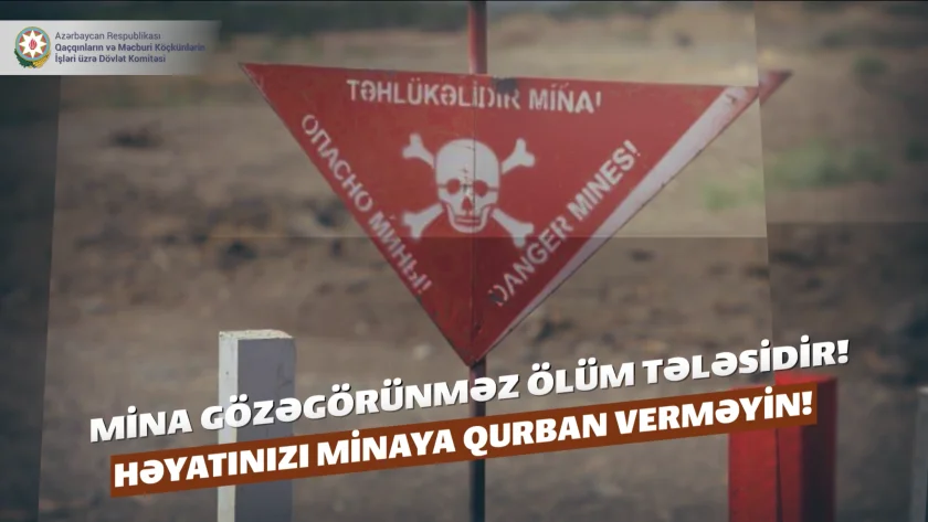 Mina təhlükəsi ilə bağlı videoçarx hazırlanıb