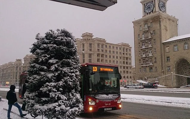 Bakıya 2ci qar dalğası gəlir