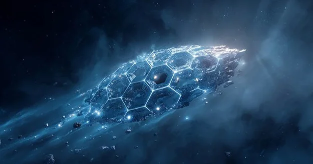 “Yadplanetli” gəmi qızılı parlamağa başlayıb