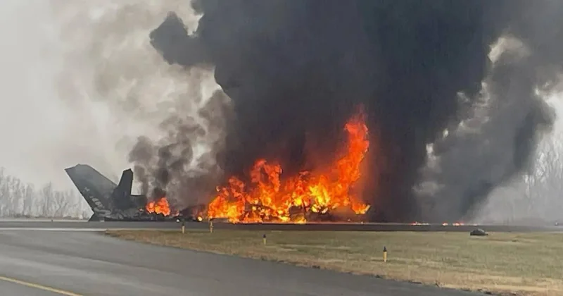 В США разбился самолет ВИДЕО