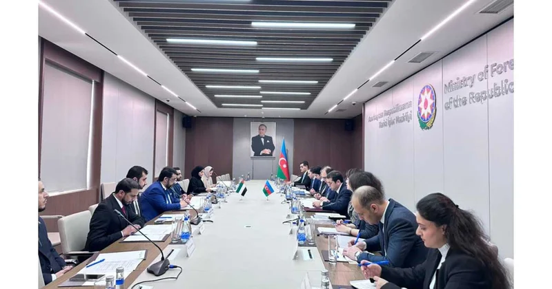 Azərbaycan və BƏƏ XİN arasında konsulluq məsləhətləşmələri keçirilib FOTO