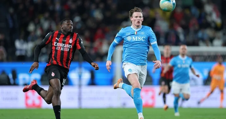 İtaliya Superkubokunun yarımfinalında “Napoli” “Milan”ı məğlub edib VİDEO