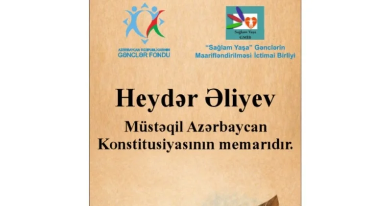 GƏNCLƏR TƏŞKİLATI YENİ LAYİHƏSİNİN İCRASINA BAŞLAYIR