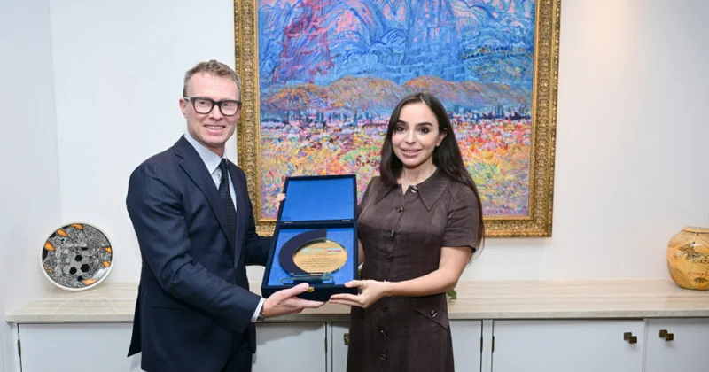 Leyla Əliyeva Robb Butler ilə görüşdü